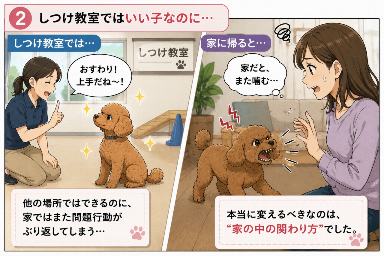 トイプードルの噛み癖