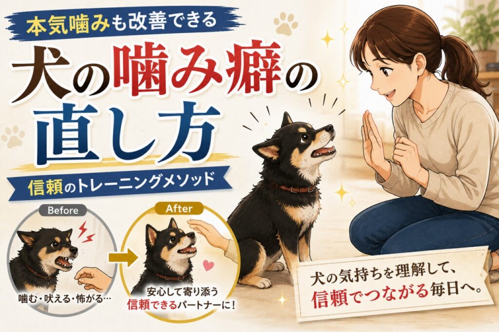 噛み犬のしつけ