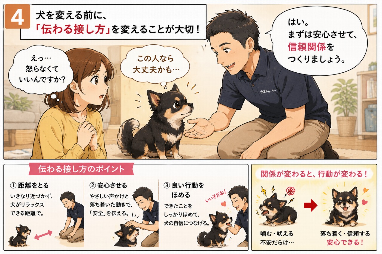 噛み犬のしつけ