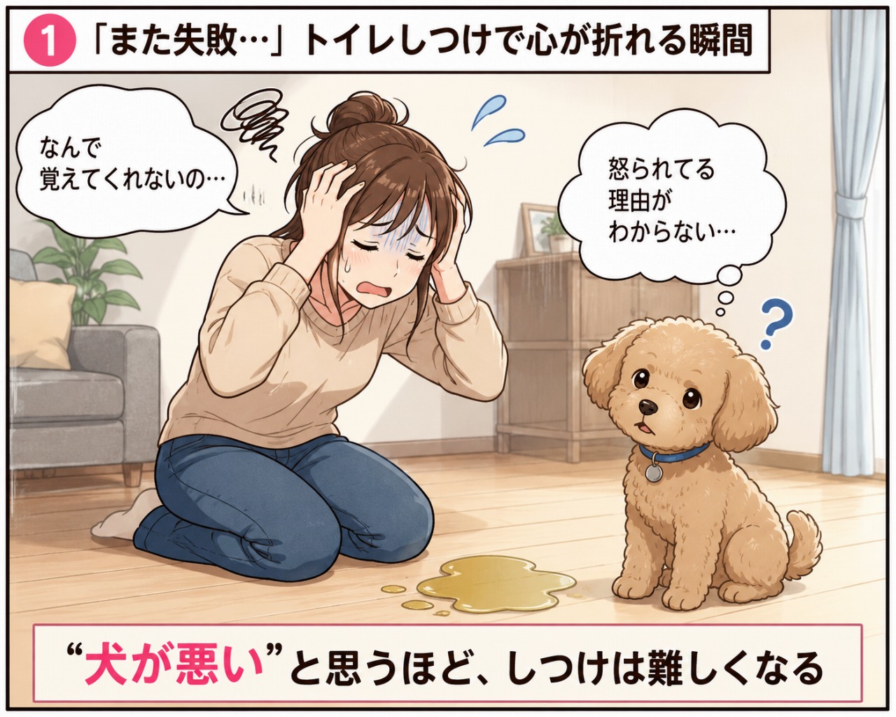 トイレのしつけ