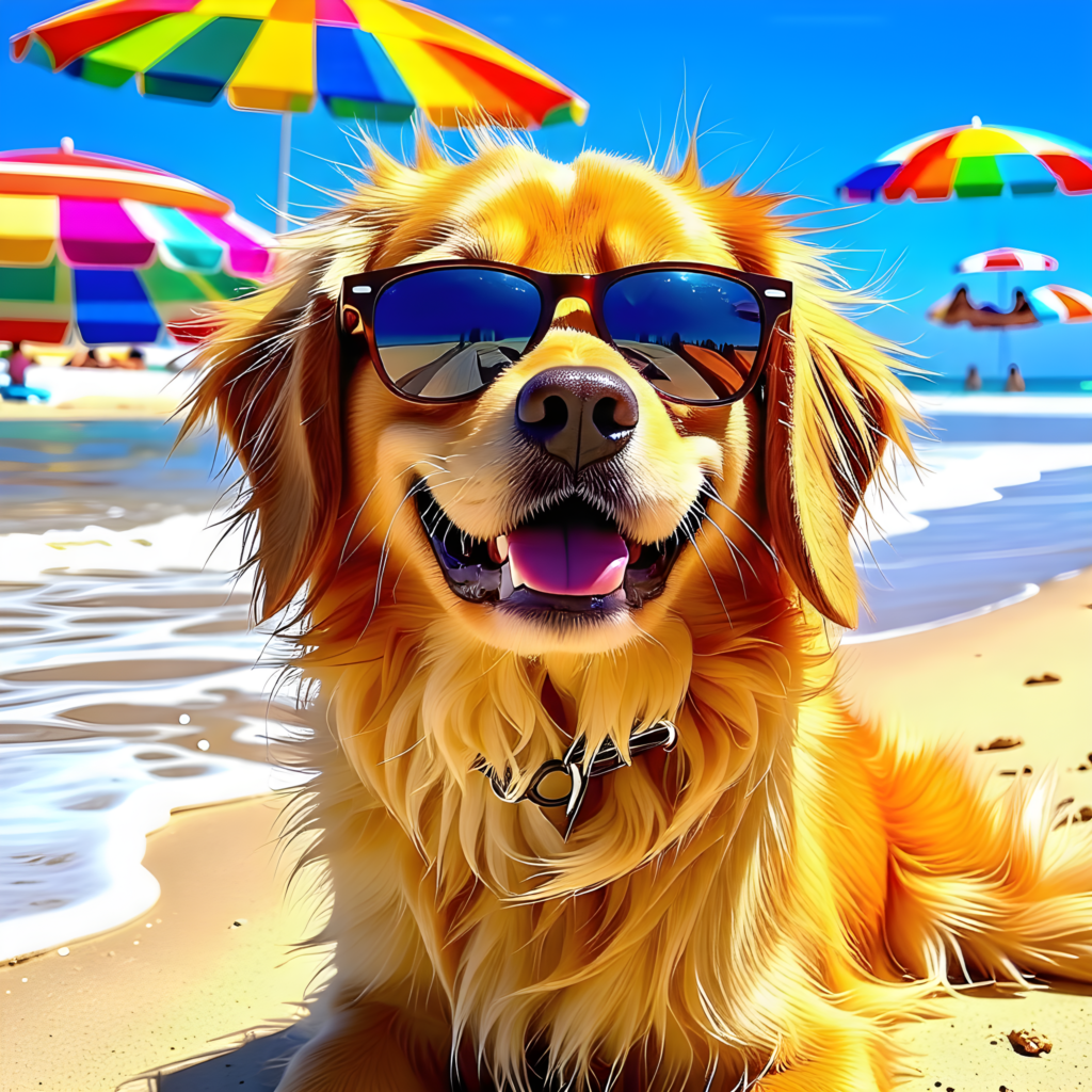 サングラス犬.