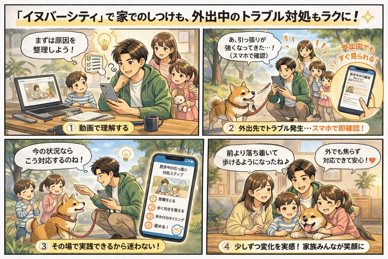イヌバーシティで学ぶ犬のしつけ