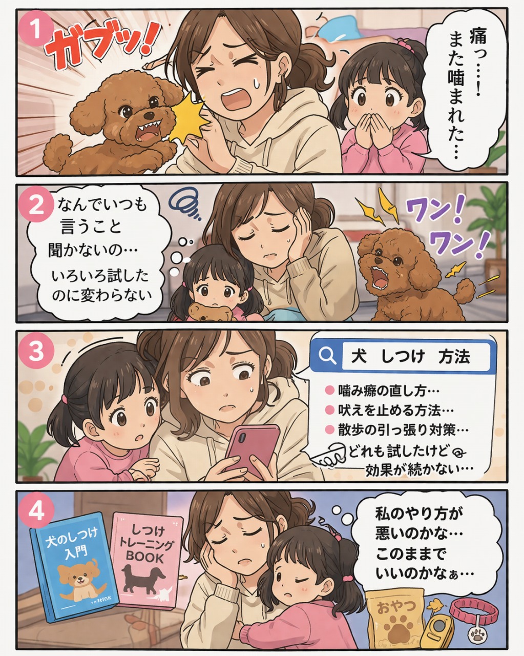 犬のしつけに悩む日々